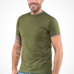 T-Shirt SKY SPORT collo tricolore